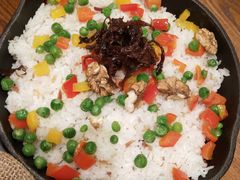 野生牛肝菌火腿焖饭-云海肴·汽锅鸡·云南菜(苏州中心店)