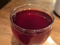 冰爽花果茶-明洞阿姨·韩式酱蟹烤肉·创意料理(三元桥店)