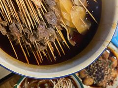 -拈签一笑黄牛肉辣卤串串