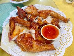 古法炭烧走地鸡-大石鼓山庄·珠海第一烧猪