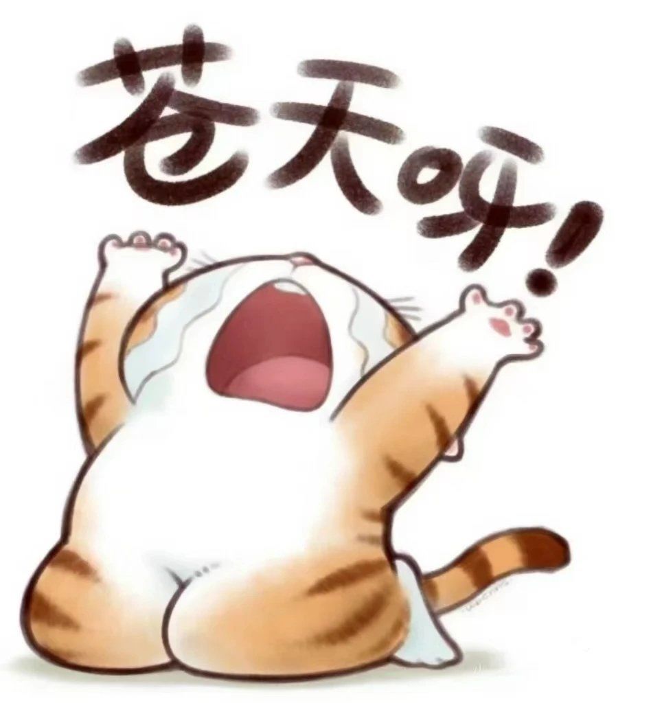 圆眼大睁,满是疲惫与放空,一只小爪无力地耷拉在脸旁,耳朵也有气无力