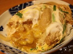 猪排鸡蛋盖浇饭-大渔铁板烧(中山路八佰伴店)