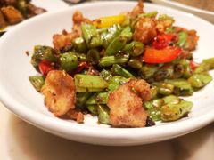 榄菜四季豆炒鸡脆骨-汤城小厨•粤菜•靓汤(西直门凯德MALL店)