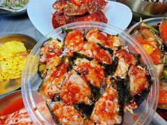 -草家酱蟹炭火烤肉店(珲春南路一店)