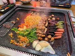 花刀熟成黑五花肉-韩阳王石板烤肉