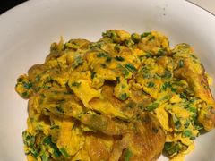 有机韭菜炒土鸡蛋-佬肥猫·浙江乡村菜(国华广场店)