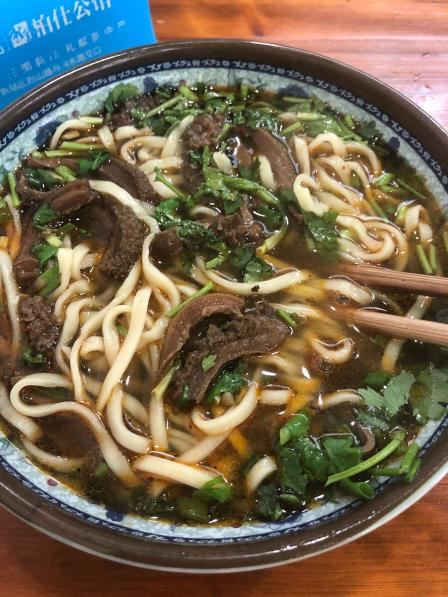 家云面馆-"吃了两次牛肚面啦面条是那种粗面,很筋道."-大众点评移动版