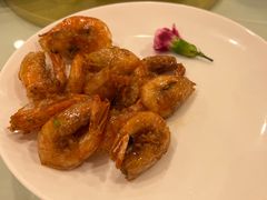 美极葱烧基围虾-宜宾海鲜酒家·三十年老字号