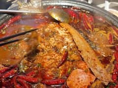 -探鱼·鲜青椒爽麻烤鱼(广州花都来又来店)