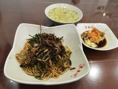 开洋葱油拌面加蛋皮汤-东泰祥生煎馆(长宁路店)