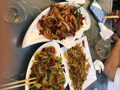 姜葱炒花甲-覃记海鲜美食餐厅