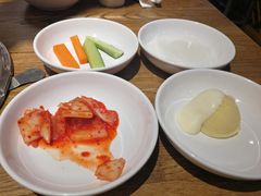 餐前小菜-釜山火炉韩式炭火烤肉(欧洲城店)