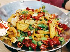 干锅土豆片-真味川菜(梅岭南路店)