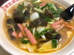 木耳火腿肠青菜面-项记面馆(明瓦廊店)