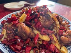 辣子鸡-北大地皖峰饭馆
