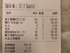 账单-Lilliput粒粒堡亲子餐厅(置汇旭辉店)