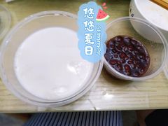 红豆白雪冰豆花-人和水上飘(第一家店)