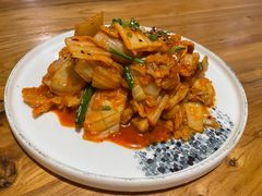 辣白菜五花肉-三渡居酒屋