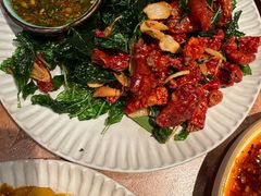 薄荷干炸脆脆肠-浩海火燒雲傣家菜(芮欧百货店)