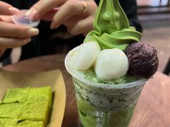 抹茶冰淇淋-辻利茶铺(辻利茶屋店)