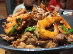 -东来菜馆•手抓海鲜家常菜•海鲜锅贴(鸽子窝店)
