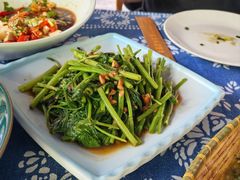 虾味炒空心菜-滇道云南特色料理(康定路店)