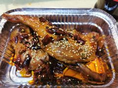 秘制王婆麻辣鲜兔腿-海煌记王婆手撕烤兔(建设巷店)