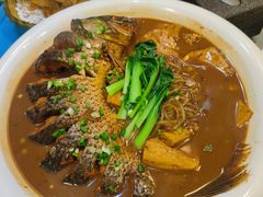 炖水库鱼-金杏·粘卷子 烤鸭 农家菜