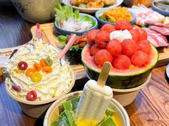 -明洞阿姨·韩式酱蟹烤肉·创意料理(三元桥店)