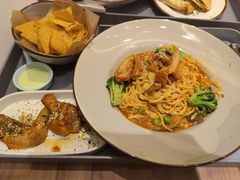 辣味茄汁香草鸡扒意大利面-Pennehut畔尼意面(杭州万象城店)