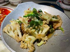 干锅丽水香菇花菜-探花·意境江南菜·唐伯虎文化体验店·松鼠桂鱼(观前店)