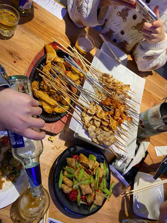 老胖串店(泉城路店)-"太实惠了 心管是济南烧烤界块头最大的 红.