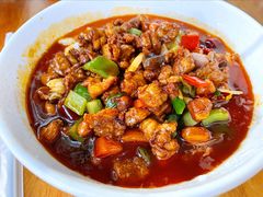 宫保鸡丁煮馍-赵西安三鲜煮馍馆(大车家巷店)