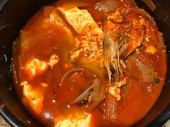 海鲜嫩豆腐汤-姜虎东白丁烤肉(苏州中心店)
