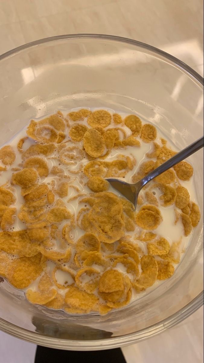 早餐糊弄学:牛奶泡麦片