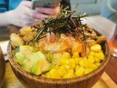 招牌三文鱼波奇饭-Poke lemon海鲜波奇饭·柠檬茶(金碧开放小区店)