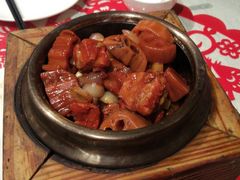 莲菜闷排骨-汉唐宴长安食府