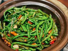 砂锅焗豆角-情妹耙泥鳅·江湖川菜(科华店)
