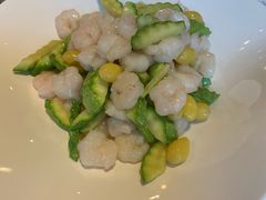 煎炒手剥河虾仁-龙吟九品(青龙山庄店)