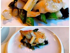 野菌翡翠煎斑球-利苑酒家(金宝店)