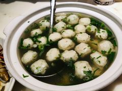 鱼丸汤-日丰园海肠水饺·老字号大连海鲜(和平广场店)