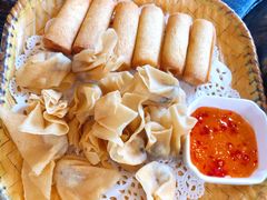 炸牛奶拼炸云吞-阿多私房菜(顺德店)