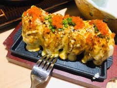 焗烤芝士三文鱼卷-越光米贩精致料理餐厅(金鹰店)
