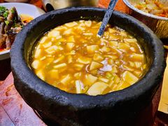 石锅鸡汤豆腐-绿茶餐厅(华联万柳店)