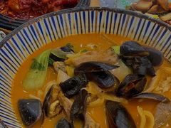 海鲜炒玛面-喜来苑