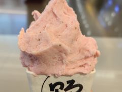草莓冰激凌-野人先生现做冰淇淋(北京王府井东方新天地店)