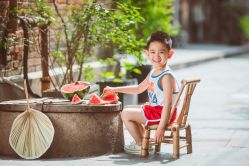 -西瓜庄园儿童摄影