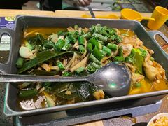 鲜青椒牛蛙腿-蛙喔炭烧牛蛙(盐城盐都万达店)