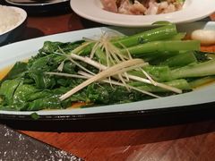油淋脆菜心-绿茶餐厅(乐峰广场店)