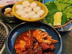 -草家酱蟹炭火烤肉店(珲春南路一店)